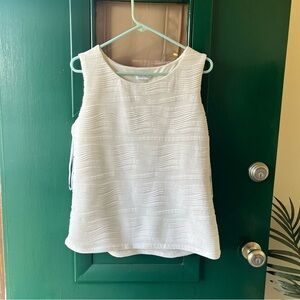 Calvin Klein Textured White Blouse